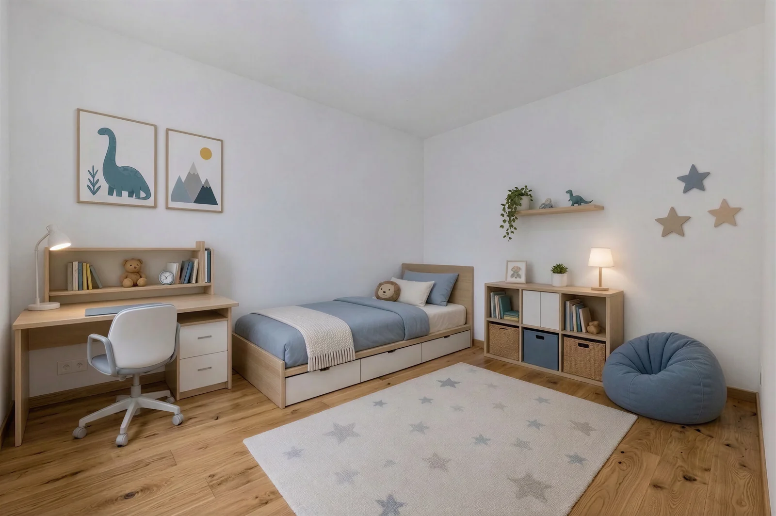 Ilustrativní návrh dětského pokoje Residence U Lesa